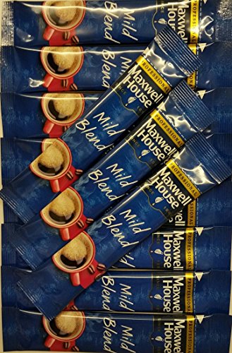 100 (4 x 25) Maxwell House Mild - Individual One Cup Instant Coffee Sachets