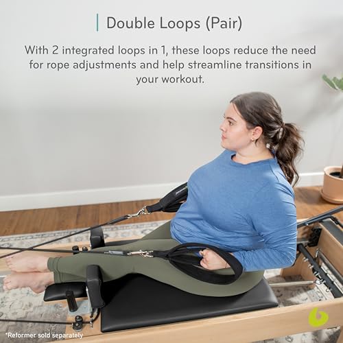 Balanced Body Double Loops, Foot and Hand Straps, Accessories for Pilates Equipment, Workout Equipment for Home Gym or Studio Use, 1 Pair - Image 3