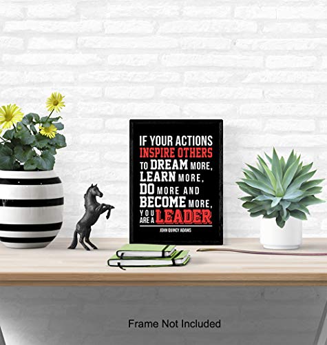 Yellowbird Art & Design Leadership Office Wall Art Decor- Unique Motivational Gift For Boss, Manager, Team Leader, Coach, Teacher - Unframed Photo 8X10 - Inspirational Quote Poster Print thumb #3