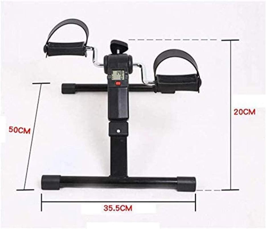 Mini Hometrainer Voetpedaal Oefening Opvouwbare met Elektronische Lcd Display Fit Arm en Been Body Draagbare Oefening Indoor Fitness Fiets - Afbeelding 6