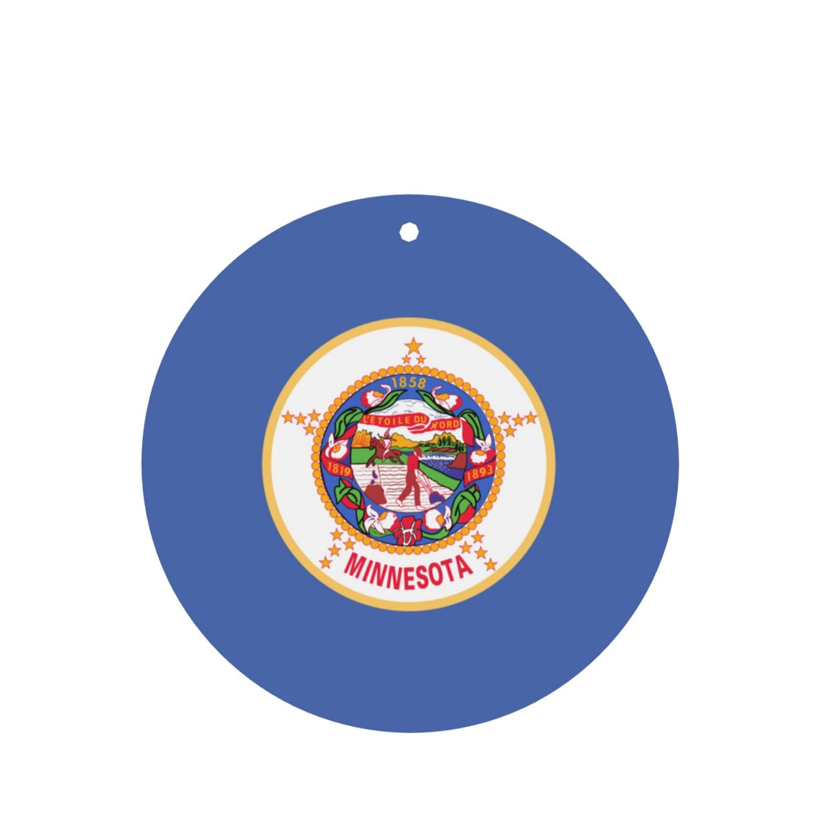 Minnesota State Flag Car Air Freshener Card - Quick Odor Elimination for Car, Bedroom & Wardrobe26