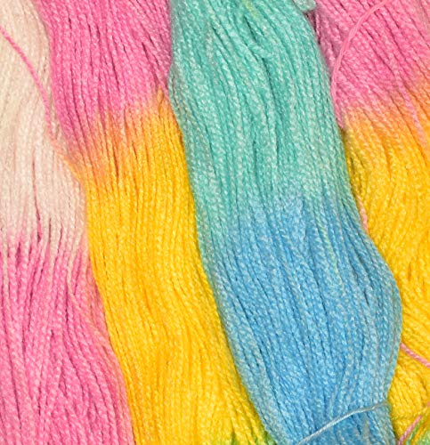 Image of GANGA Glow Knitting Yarn Wool, Tecoma 400 GMS Woolen Crochet Yarn Thread. Best Used with Knitting Needles, Crochet Needles-HL