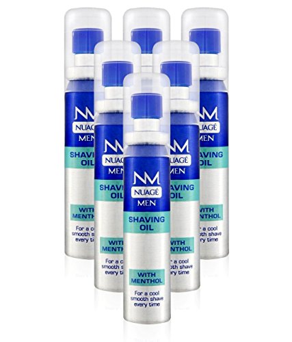 Nuage MEN Shaving Oil Menthol Pre Shave with Pump 20ml (6 Pack)