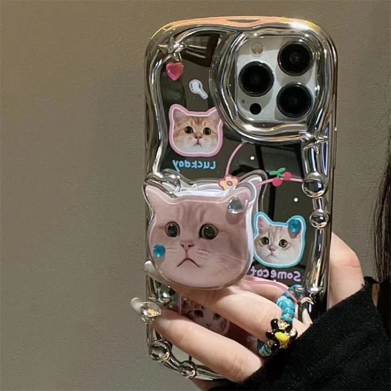 Amazon.co.jp: かわいい猫スタンドiPhone14アップル13promax