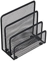 Zeller 17732 Briefkasten, anthrazit, Netz, ca. 17,5 x 8,5 x 13,5 cm, Schreibtisch-Organizer, Briefhalter, Ordnung auf dem Schreibtisch