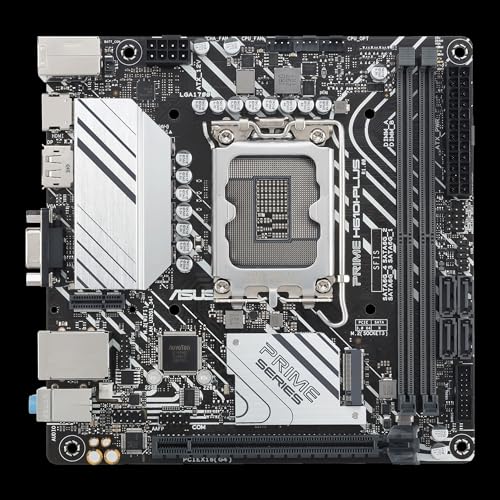 PRIME H610I-PLUS-CSM Scheda madre Intel H610 (LGA 1700) Mini-ITX DDR5 5600, PCIe 4.0, slot M.2, Ethernet 1Gb, DisplayPort, HDMI, D-Sub, USB 3.2 Gen 1, SATA 6 Gbps, Control Center Express - Scheda madre - Immagine 1