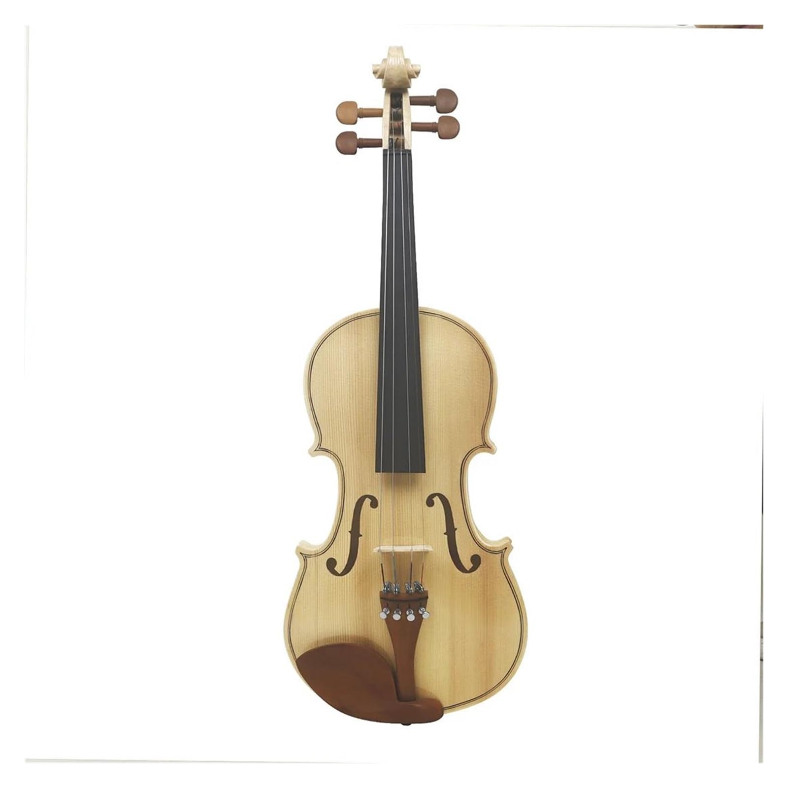 4/4 Violine Handgefertigt Holzfarbe Set Mit Bogen Und Koffer Geeignet Für Üben Von Streichinstrumenten Standardvioline