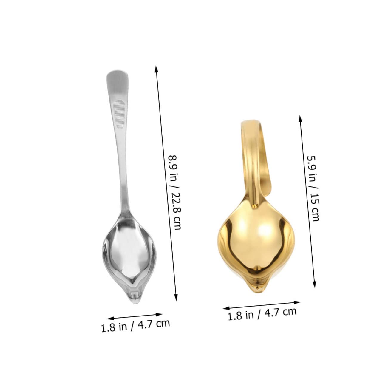 BRIGHTFUFU 2Pcs Gravy Spoon Long Handle Kitchen Spoons for Sauces Oils and Gravies Practical Utensils for Home Restaurant and Shop Use