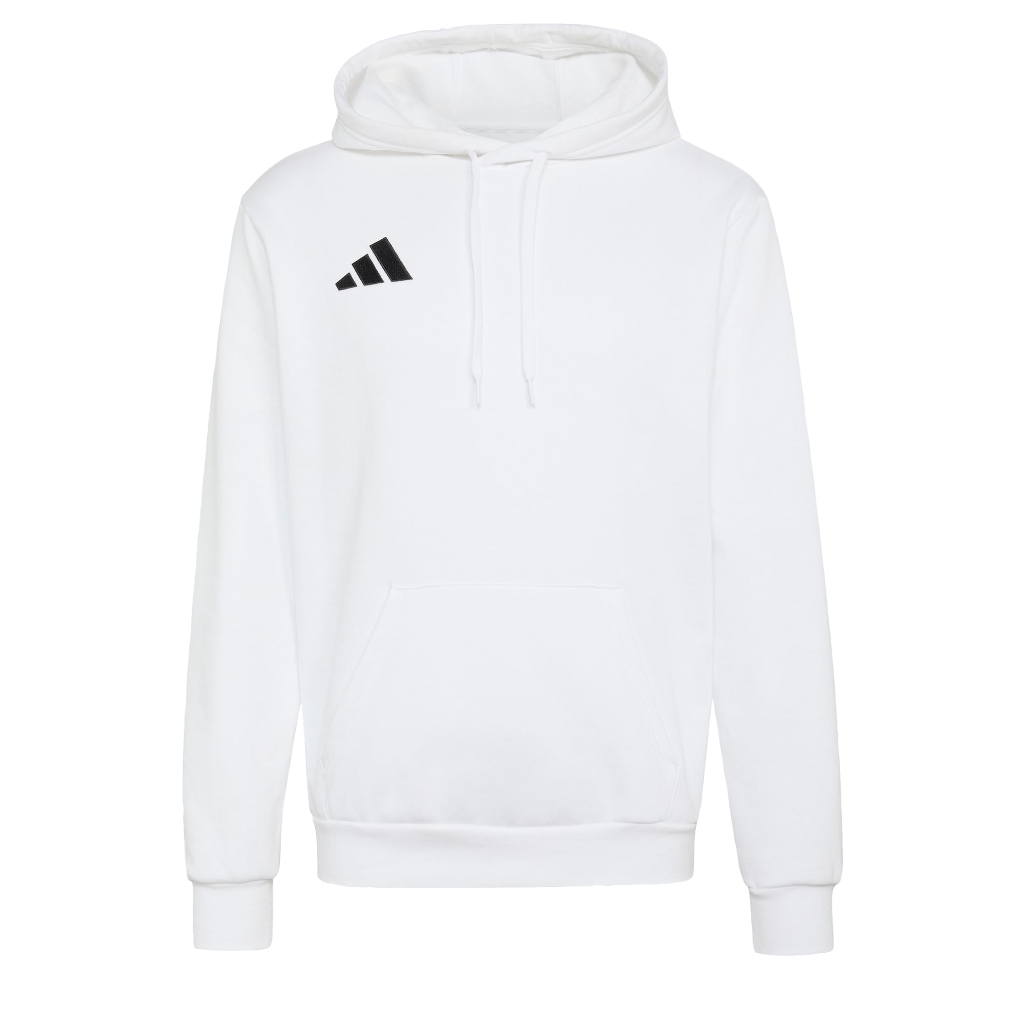 adidas Men's Entrada26 Hoodie Sweatshirt, white/black, XL Extra Tall