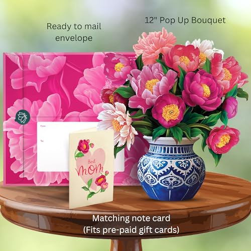 Freshcut-Paper-Pop-Up-Cards-Best-Mom-Peony-Paradise-12-Inch-Life-Sized-Forever-Flower-Bouquet-3D-Popup-Greeting-Card-Birthday-Cards-Mothers-Day-Card-Blank-Notecard Freshcut Paper Pop Up Cards Best Mom Peony Paradise 12 Inch Life Sized Forever Flower Bouquet 3D Popup Greeting Card Birthday Cards Mothers Day Card Blank Notecard