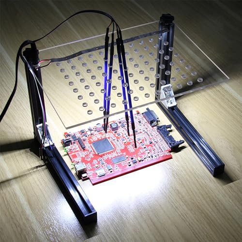 Image of BMD Probe Pens, LED BMD Frame with 4 Probe Pins 1PCS Connecting Cable, Plastic and Stainless Steel Material BMD Frame Probes Pens Fits for Ktag Kess V2 Fgtech BDM100