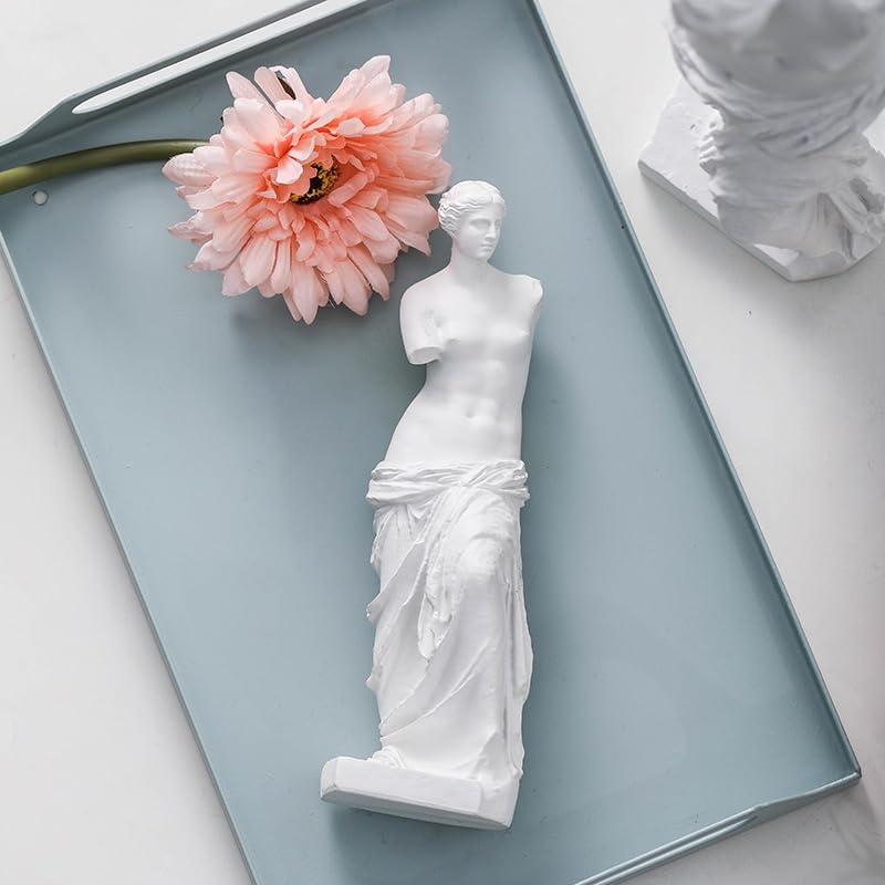 Estatua Venus de Milo de resina blanca 11.5 x 3.15 x 2.16 in miniatura 4