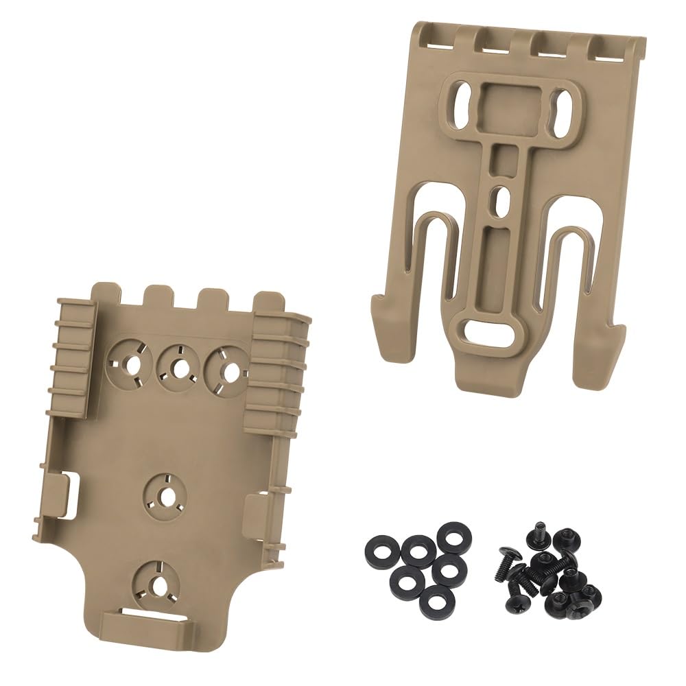 Jungle Leopard QLS Quick Locking System Kit, Drop Leg Holster Adapter V2 with Thigh Strap
