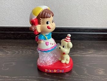 不二家　ペコちゃん　ポコちゃん　ドッグ　フィギュア 昭和レトロ 不二家懸賞品 ペコちゃんポコちゃんドッグ ソフビ