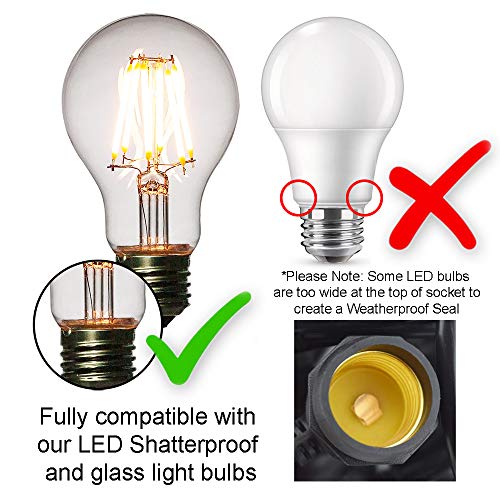 Fantado Single Socket Black Weatherproof Outdoor Pendant Light Lamp Cord, 15Ft, By Paperlanternstore #TOP5