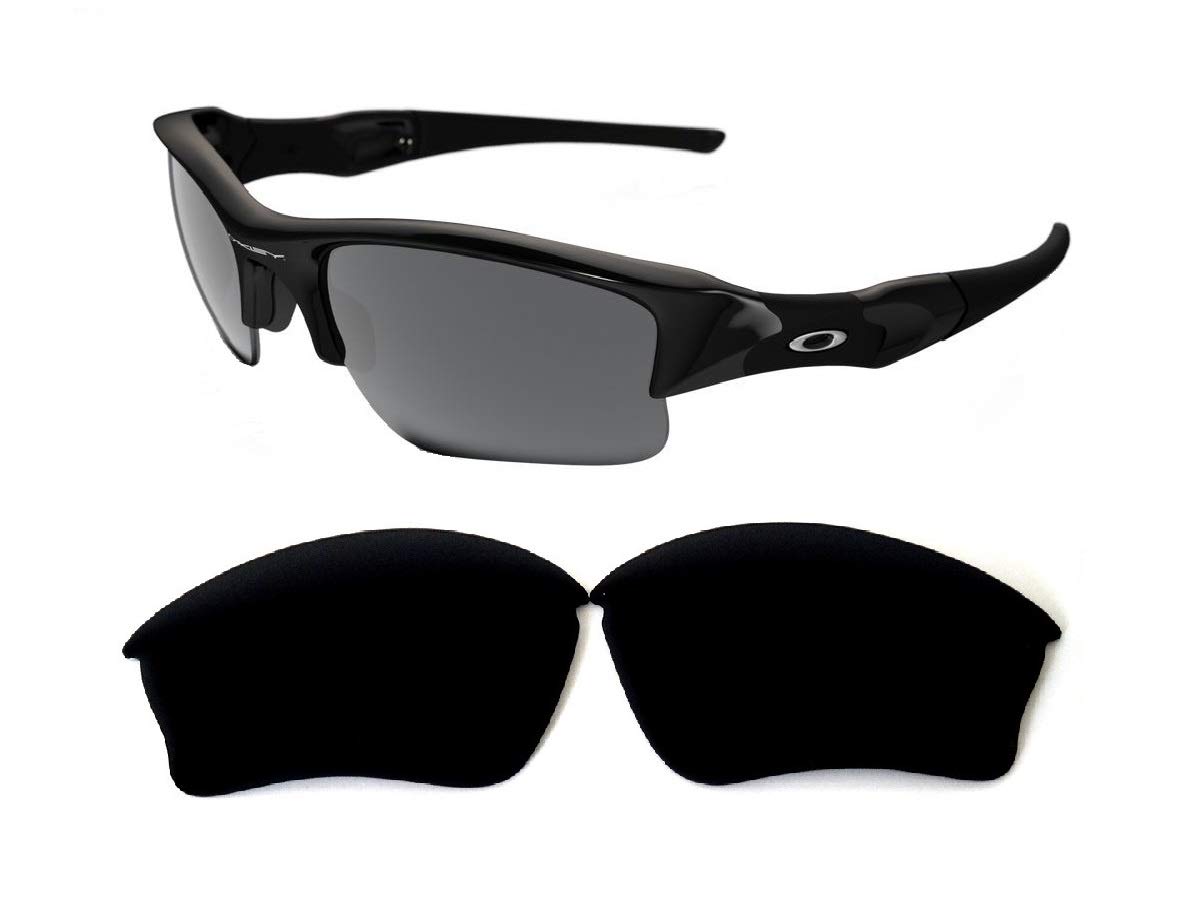 Galaxy Replacement Lenses For Oakley Half Jacket XLJ Sunglasses Black Polarized