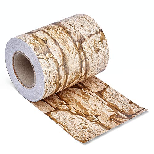 ESTEXO PVC Sichtschutz Streifen 35m Länge Zaunblende Folie Doppelstabmatten Zaun Zaunfolie Stein-Optik grob ESTEXO PVC Sichtschutz Streifen 35m Länge Zaunblende Folie Doppelstabmatten Zaun Zaunfolie Stein-Optik grob