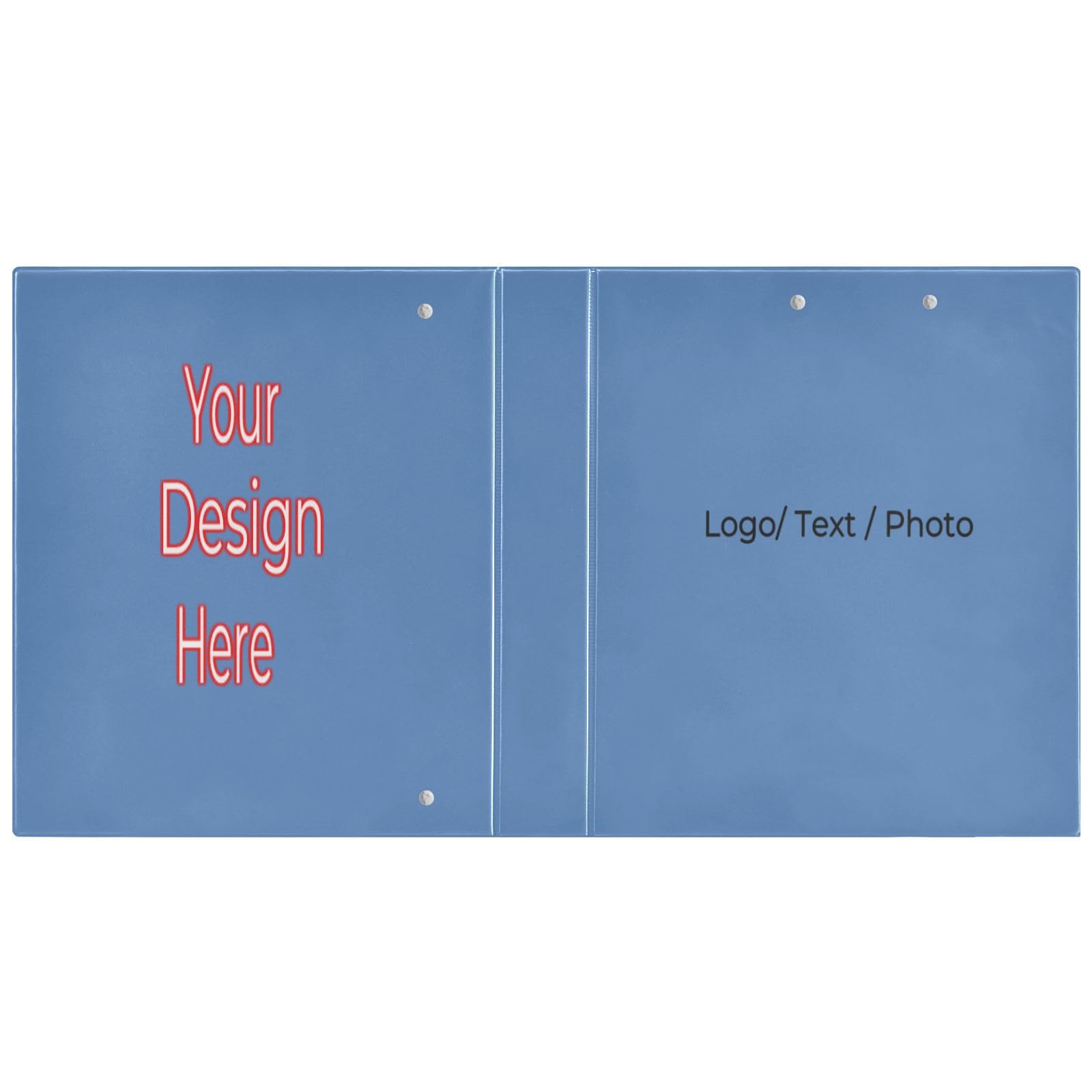 Carpeta personalizada de 3 anillos, carpetas de anillos en D personalizadas, carpetas grandes, carpeta de 3 anillos con portapapeles, carpetas para la escuela de 3 anillos