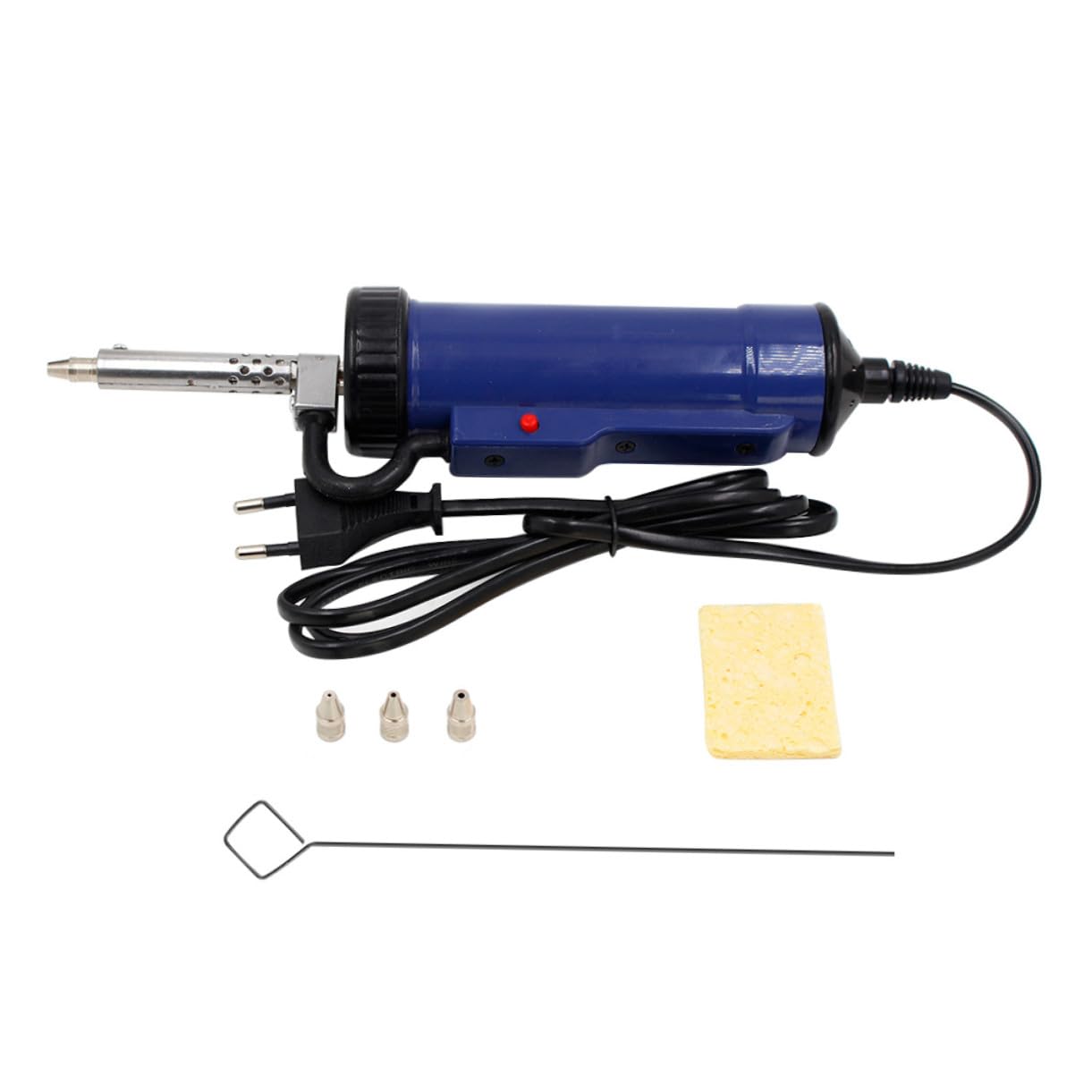 Bomba Desoldadora de Vacío Portátil para Mantenimiento de Electrodomésticos, con Boquillas Reemplazables y Operación Rápida, Acero Inoxidable y Cobre