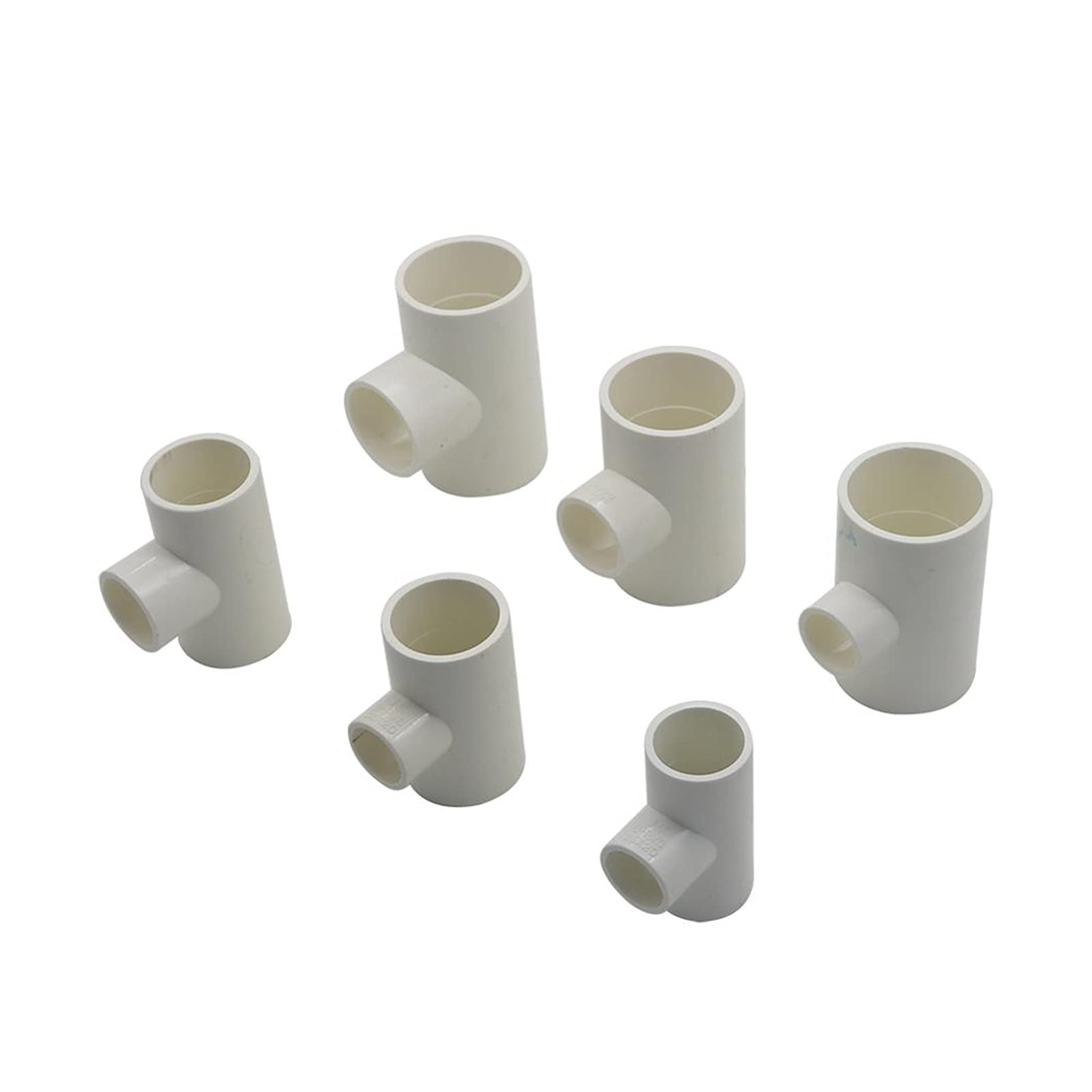 Utility Hose Butt Hose Connector Adapter Garden Irrigation 20/25/32/40Mm Inner Diameter Pvc Reducing Tee Joint Water Supply Fittings Agricultural Greenhouse Watering Pipe Joint/Gold