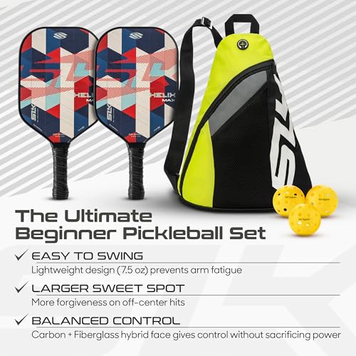 Image of Selkirk Sport SLK Pickleball Paddles Set of 2 | Designed in The USA | Choose The SLK Neo Graphite, SLK Neo Fiberglass Pickleball Set or SLK Atlas Pickleball Bundle