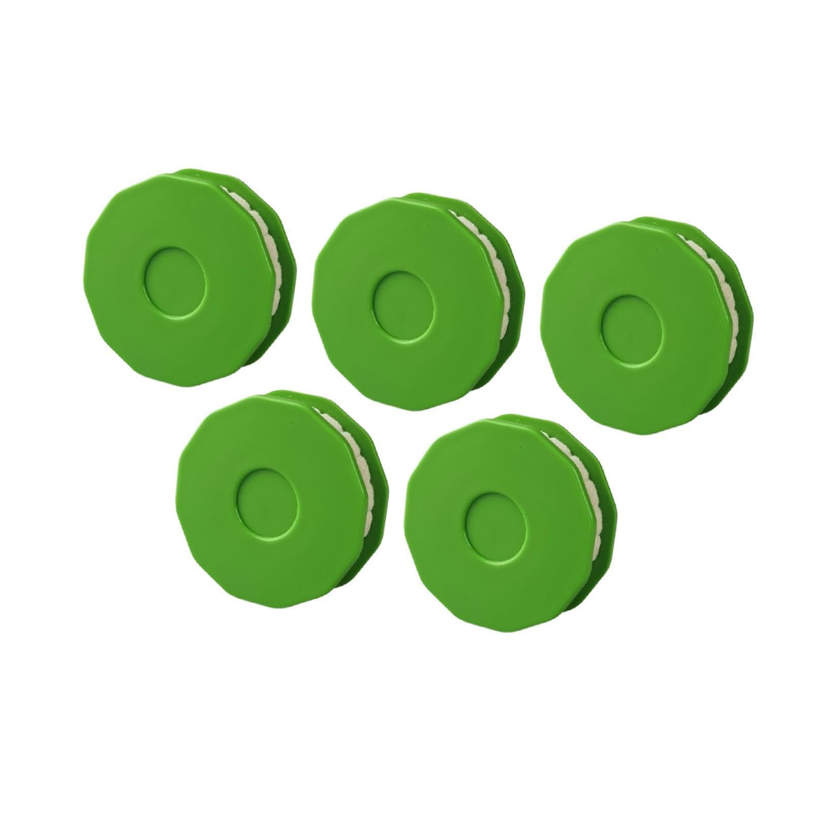 Menolana 5X Bike Chain Oiler Roller Lubricator Bicycle Maintenance Tool for Mountain Bike Versatile, Green