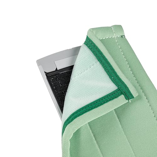 Image of Unger Commercial Aluminum Pad Holder, 9.5-Inch, Swivel Head for Easy Window Cleaning, Full Hook & Loop Fastener Backing, Ideal for Window and Glass Surfaces, Case of 5 - PHH20