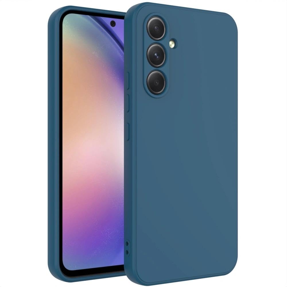 for Samsung Galaxy A57 Case Dark Blue, Scratch Resistant with Soft Touch, Slim Thin Phone Cover for Galaxy A57