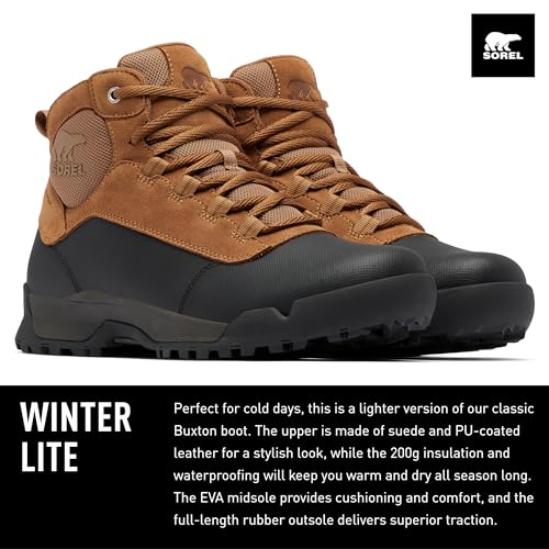 Sorel Men's Buxton Lite Lace Waterproof Boots2