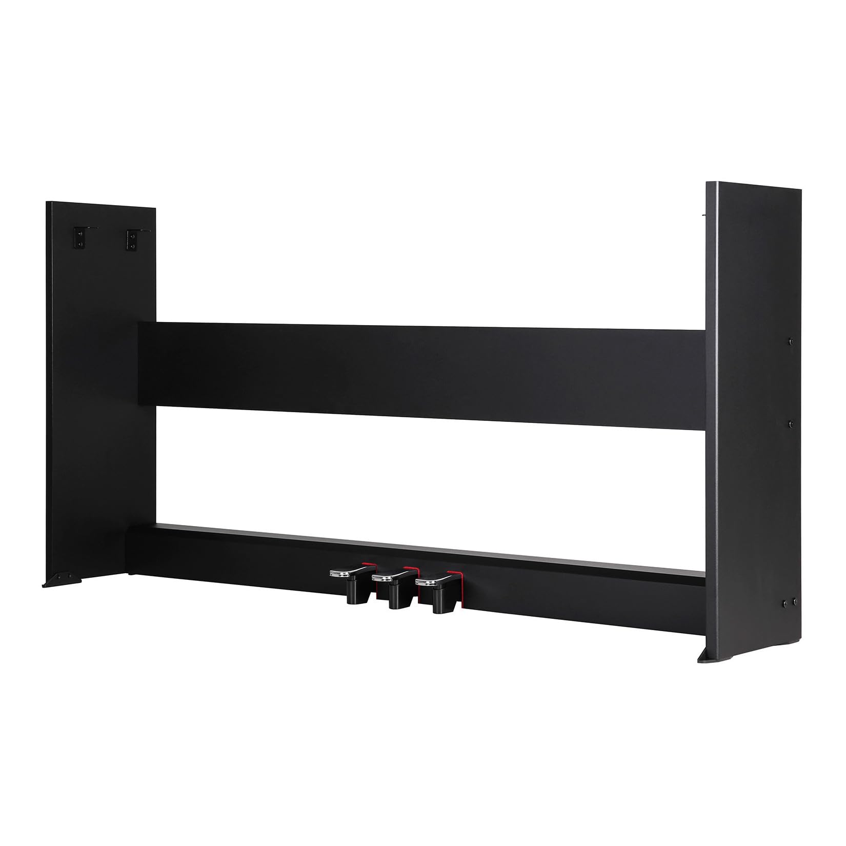 NU-X Support en bois de qualité supérieure avec système intégré à 3 pédales pour pianos numériques NU-X NPK-10 et NPK-20 | Support robuste et élégant avec finition noire élégante