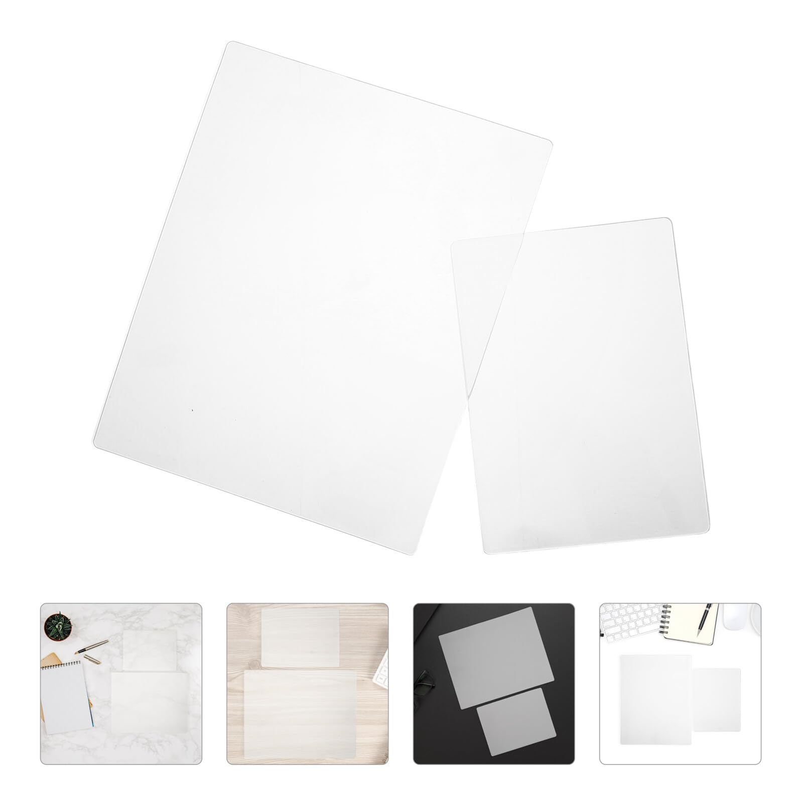 GALPADA 2piezas Gel para Impresión Gel Placas Reutilizables Manualidades Diarios y Fabricación de Tarjetas