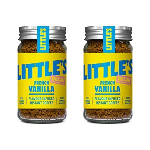 Little's French Vanilla Flavoured Decaf Instant Coffee 50g - Pack of 2 Cover