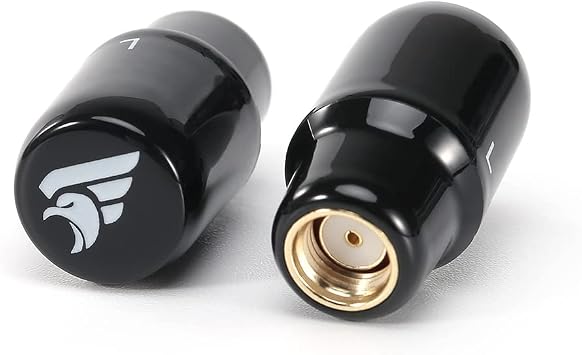 FlyFishRC 2pcs Osprey LHCP RP SMA Stubby HD Antenas 5.8-G-H-z Short Omni FPV Antenna for DJ-I Digital HD Goggles Black