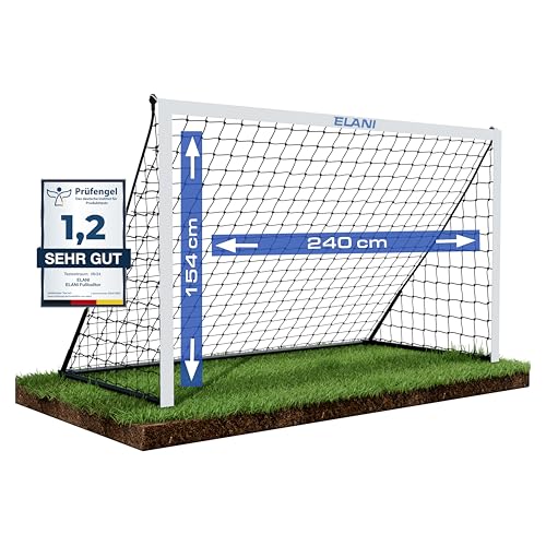 ELANI Portería de fútbol para jardín, portería de fútbol, portería de fútbol grande, portería de fútbol para niños