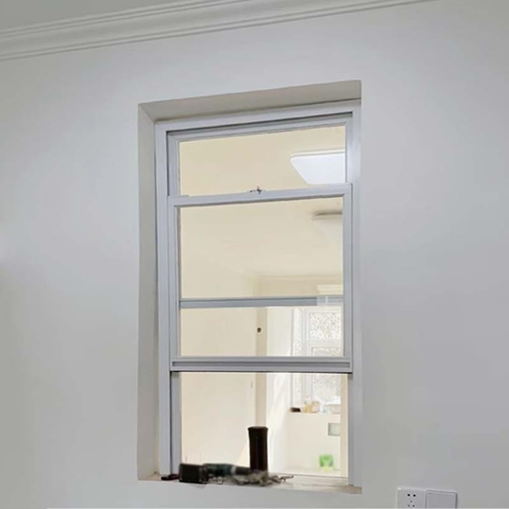 Finestra in Lega di Alluminio per Casa, Finestre A Ghigliottina A Filo, Finestre Scorrevoli per Distributori Automatici per Ristorante, Bagno, Camera da Letto(19.7x31.5in/50x80cm)