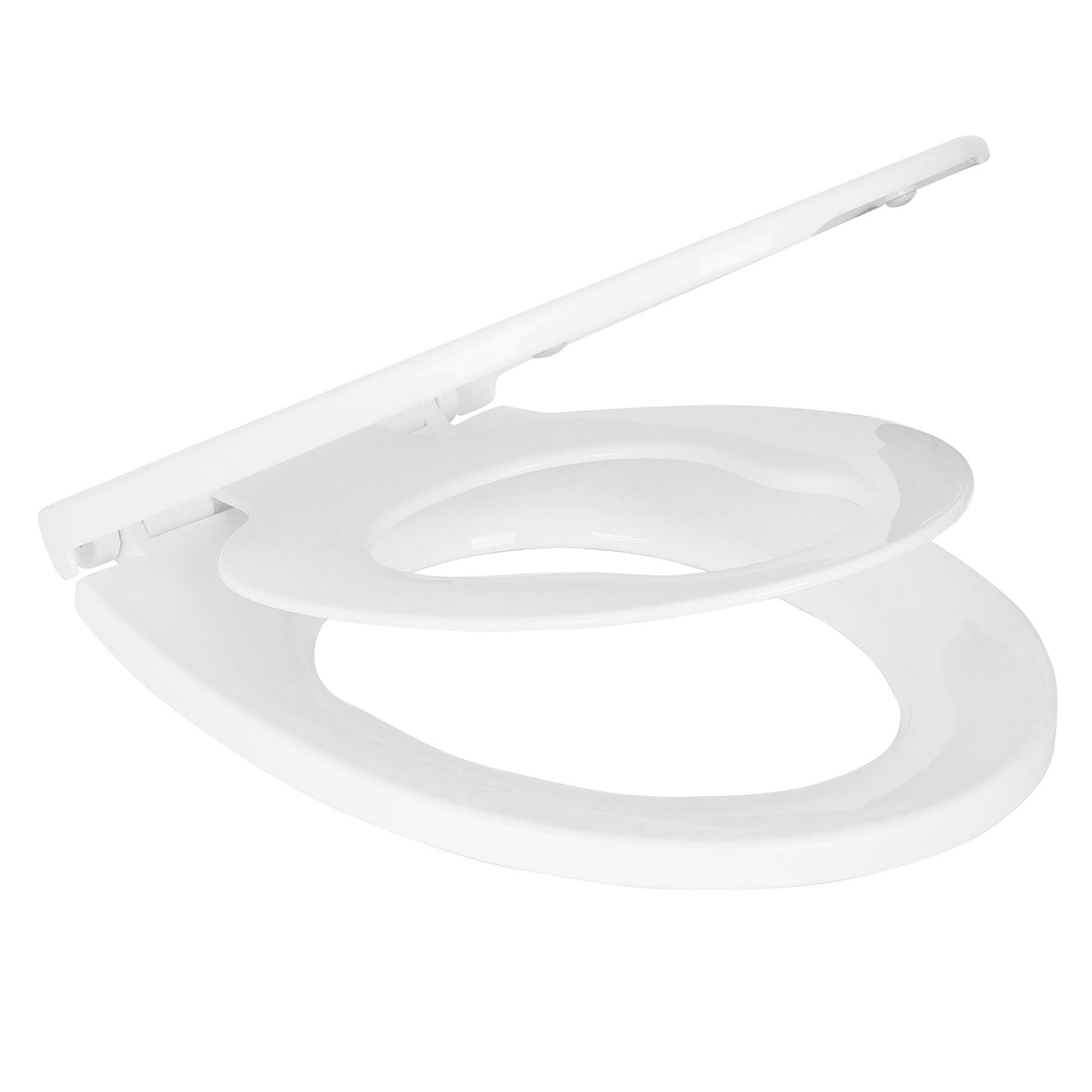 Harbour Housewares White Plastic Soft Close Family Toilet Seat