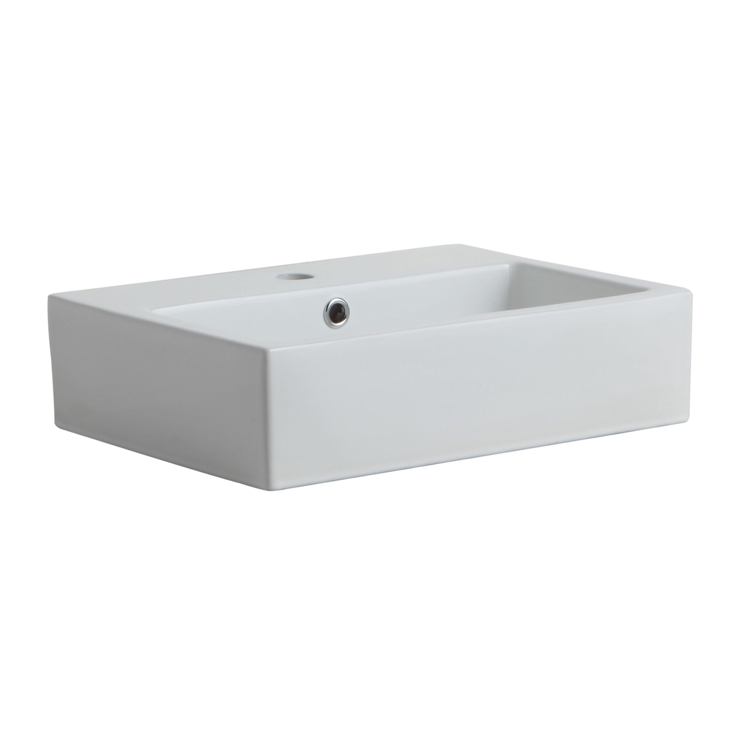 Kiamami Valentina - Lavabo da appoggio rettangolare in ceramica