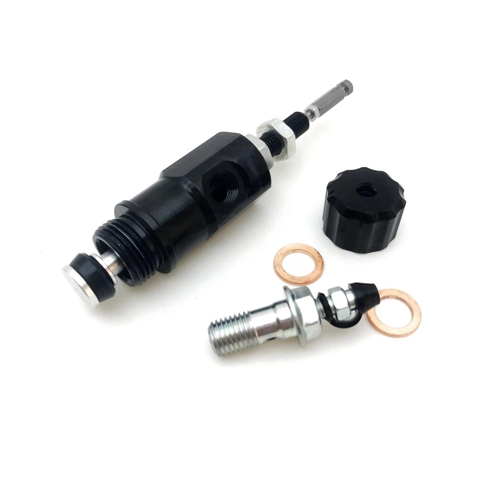 Kit Cilindro Principale pistone 14mm for Moto CNC da 7/8 "22mm Pompa Frizione idraulica con Leva Frizione Compatibile con(Black 1 Set)