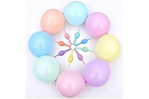 100 Pieces Colorful Link Balloons for Festive Occasions