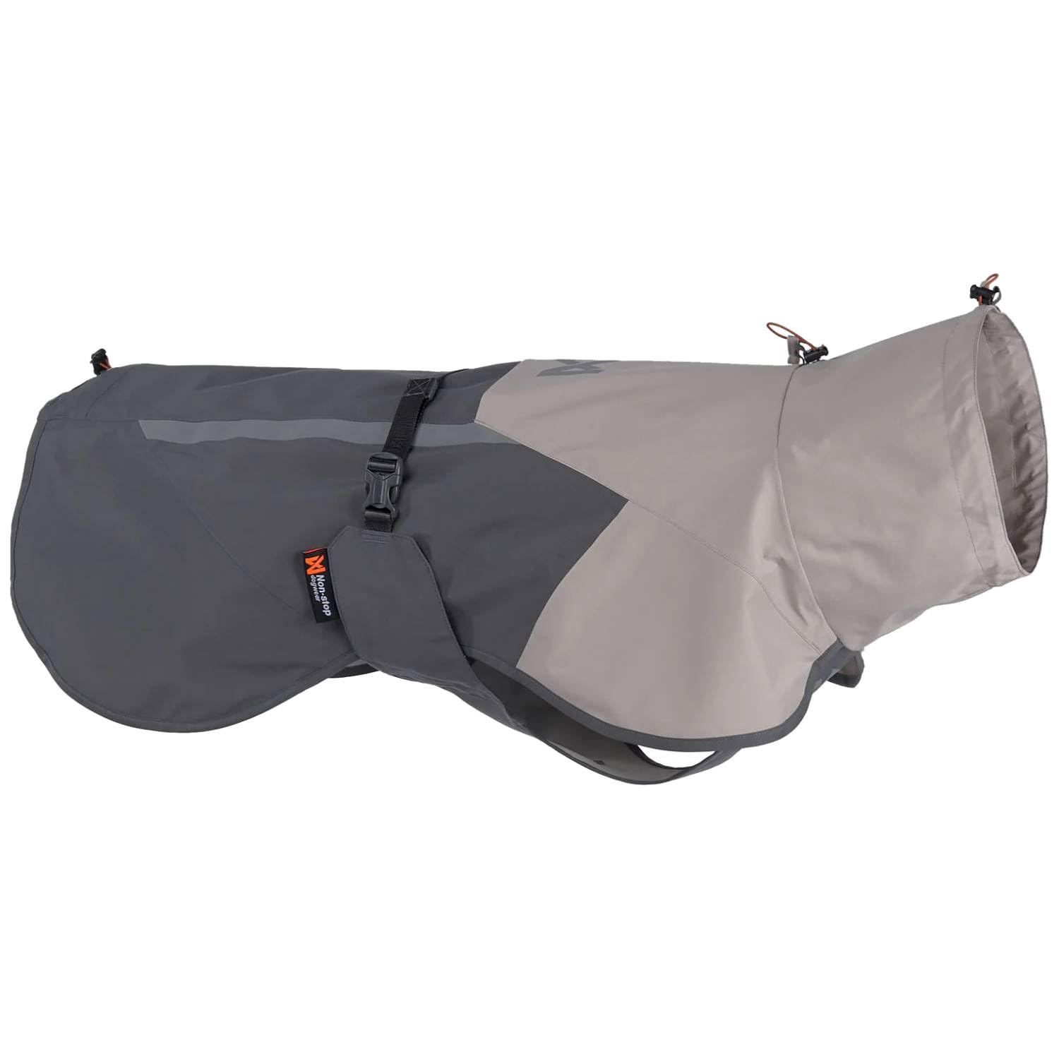 Non-Stop Dogwear Fjord Raincoat 2.0, Grey - 45