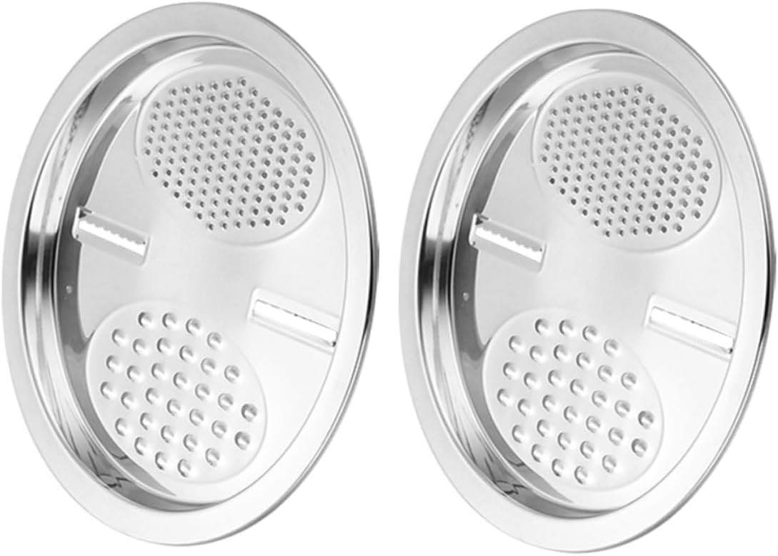 Garneck 2Pcs Stainless Steel Vegetable Slicer Grater Thickness Salad Chopper for Efficient Potato Shredding Kitchen Tool Dishwasher Garneck 2Pcs Stainless Steel Vegetable Slicer Grater Thickness Salad Chopper for Efficient Potato Shredding Kitchen Tool Dishwasher