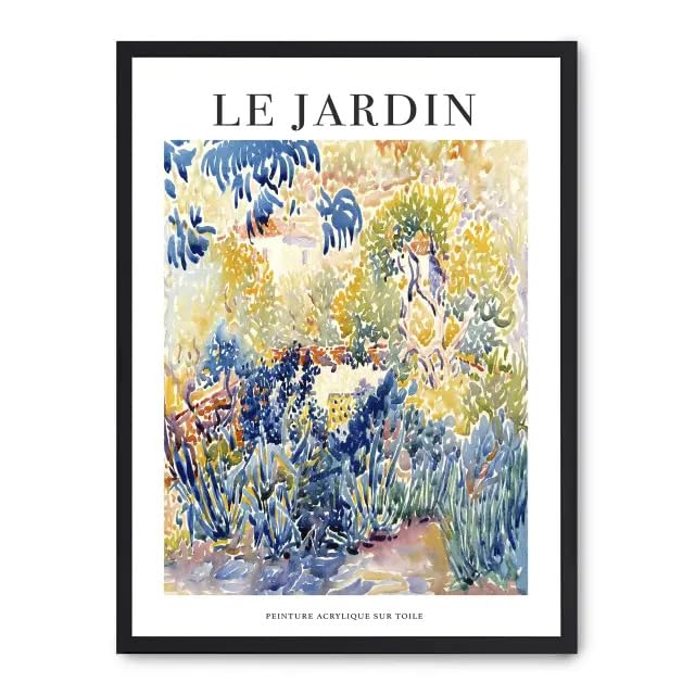 Cuadro le jardin iii œuvre murale de haute qualité