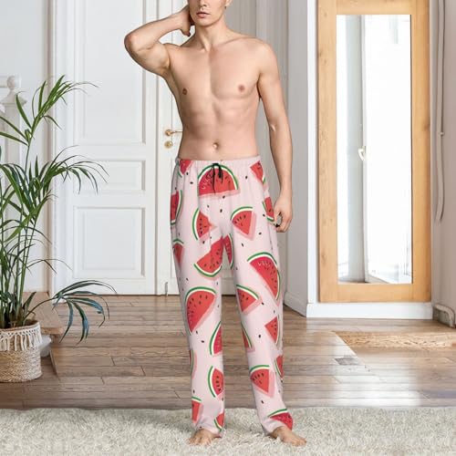 Cute Crisp Watermelon Mens Pj Pants,Soft Men Lounge Pants,Mens Pajama Pants Bottoms,Sleep Pants For Men2
