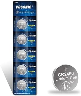 PGSONIC CR2450 3V Lithium Battery (5pcs)