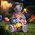 footreal Solar Garden Outdoor Statues Turtle with 8 LED Lights, Yard Decor Tortoise for Patio, Balcony, Porch Ornament, Birthday Gifts for Mom, Housewarming Gifts for Women