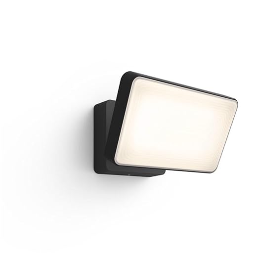 Philips Hue Welcome Outdoor White Smart Floodlight for Smart Home (Hue Hub Required, Smart Light Works with Alexa, Apple Homekit and Google Assistant) - 1743630V7