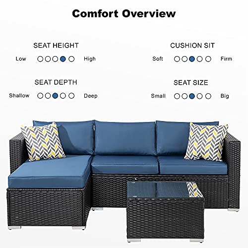 Walsunny-Outdoor-Furniture-Patio-SetsLow-Back-All-Weather-Small-Rattan-Sectional-Sofa-with-Tea-TableWashable-Couch-CushionsUpgrade-WickerBlack-Rattan-3-Piece-Aegean-Blue Walsunny-Outdoor-Furniture-Patio-SetsLow-Back-All-Weather-Small-Rattan-Sectional-Sofa-with-Tea-TableWashable-Couch-CushionsUpgrade-WickerBlack-Rattan-3-Piece-Aegean-Blue