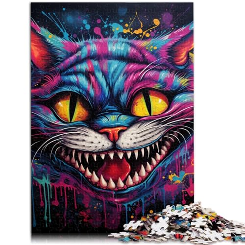 Puzle de 1000 piezas para adultos y gatos – desafiante juego desafiante para la inteligencia cerebral juguete adictivo para niños de 14 años 26 x 38 cm