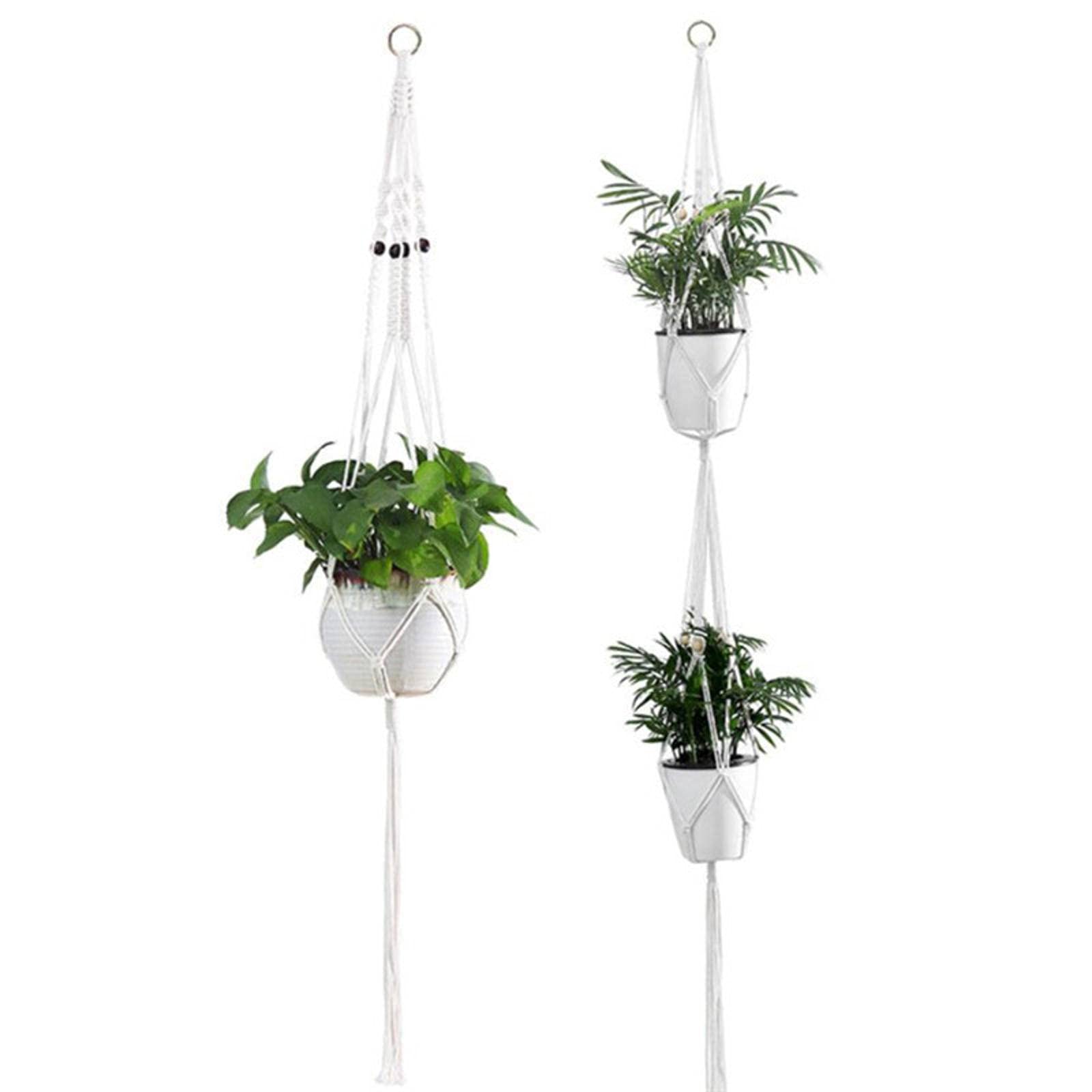 6 Fioriere Da Parete Veneziane – Cesti Da Appendere – Plastica Nero 42cm – WHITEFURZE