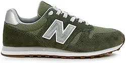 Tênis New Balance 373, Masculino, Verde/Prata, 41
